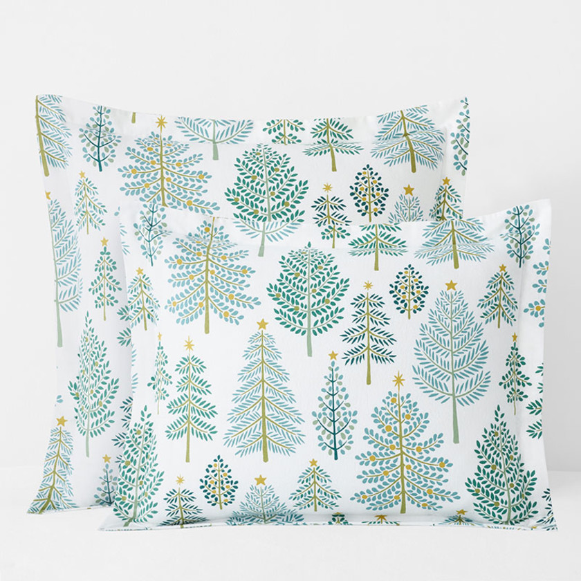 Holiday Print Classic Ultra-Cozy Cotton Velvet Flannel Sham