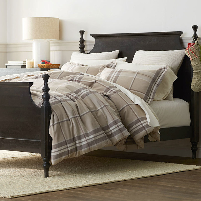 Classic Plaid Ultra-Cozy Cotton Flannel Fitted Bed Sheet,Brad
