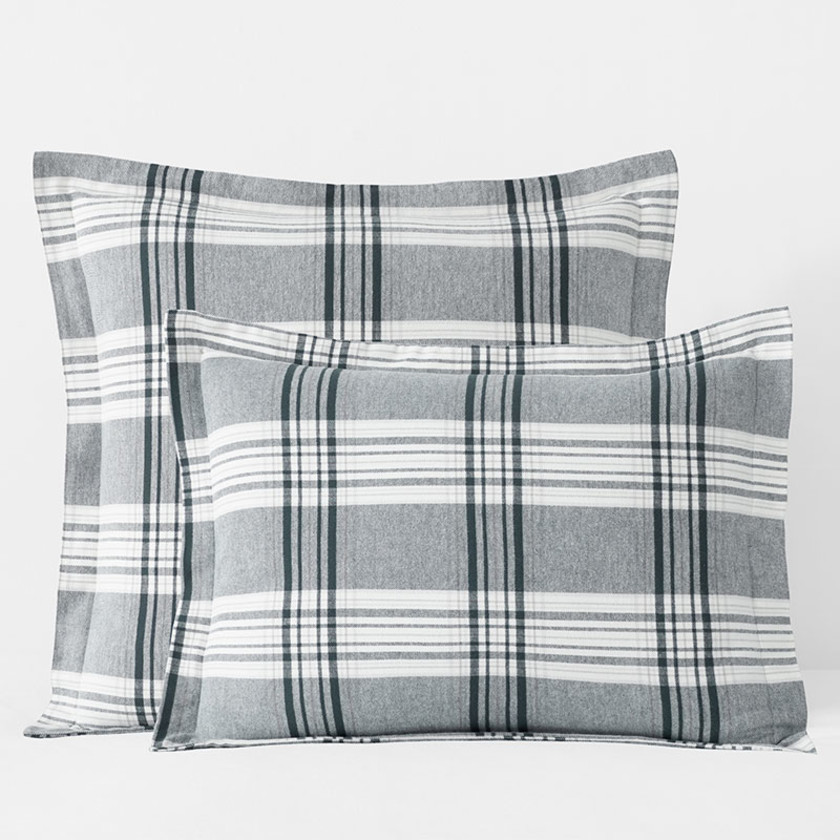 Classic Plaid Ultra-Cozy Cotton Velvet Flannel Sham