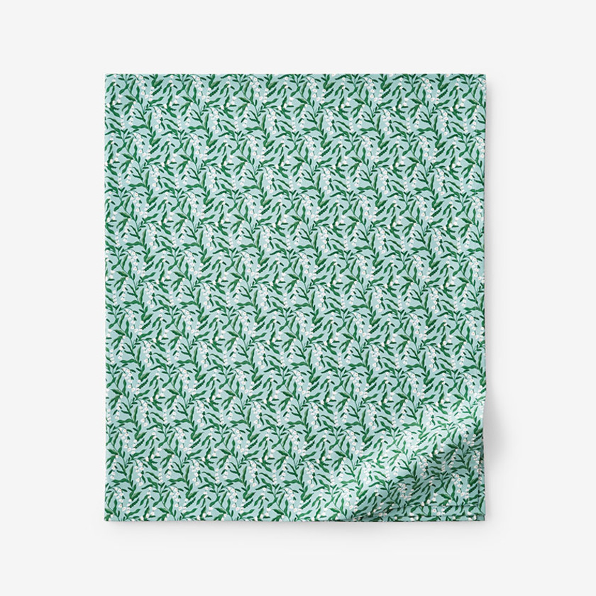 Lily of the Valley Classic Smooth Sateen Flat Bed Sheet