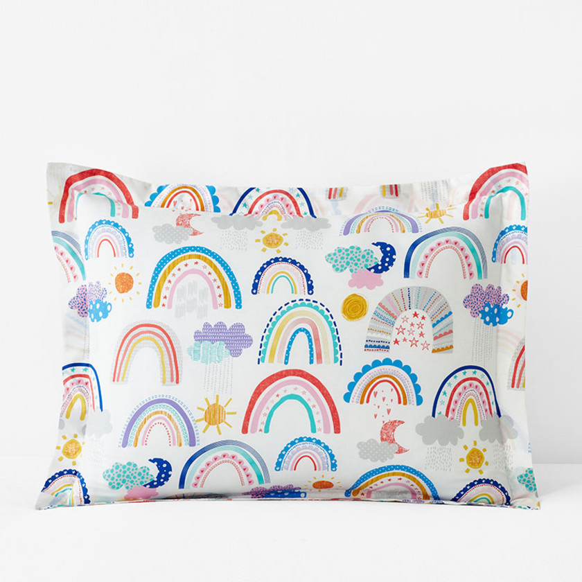 Magical Rainbows Classic Cool Organic Cotton Percale Sham