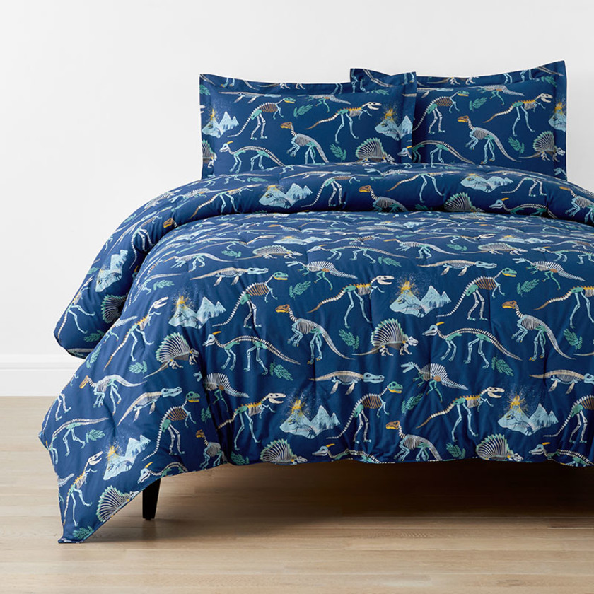 Dinoland Classic Cool Organic Cotton Percale Comforter Set