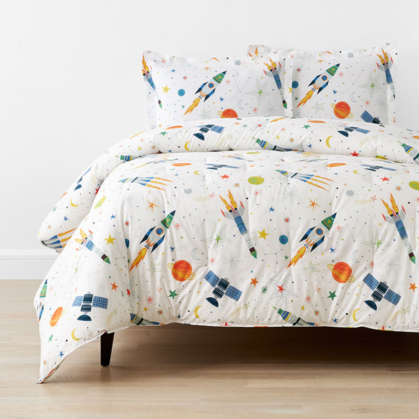 Outerspace Classic Cool Organic Cotton Percale Comforter Set
