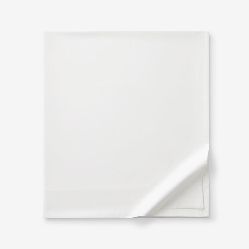 Sateen Classic Smooth Solid Flat Bed Sheet