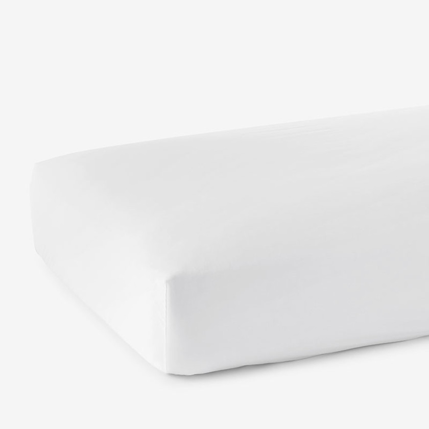 Sateen Classic Smooth Solid Fitted Bed Sheet