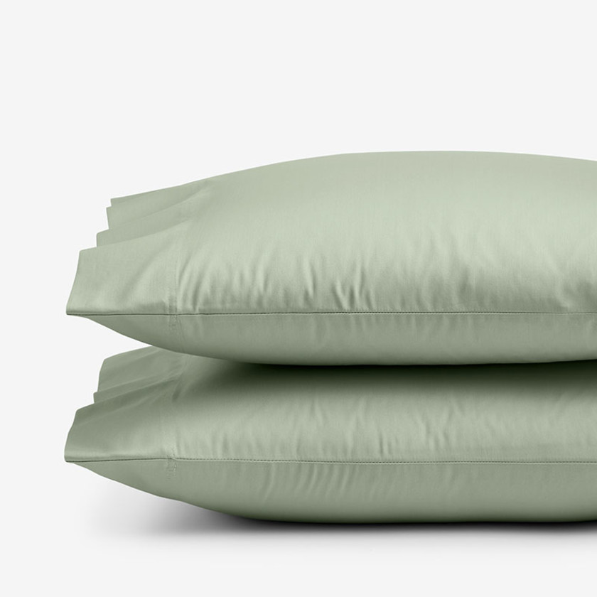 Sateen Classic Smooth Solid  Pillowcase Set
