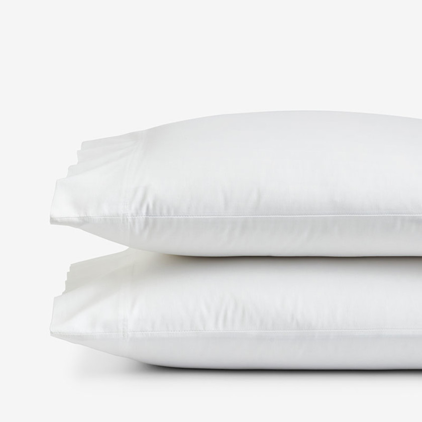 Sateen Classic Smooth Solid  Pillowcase Set