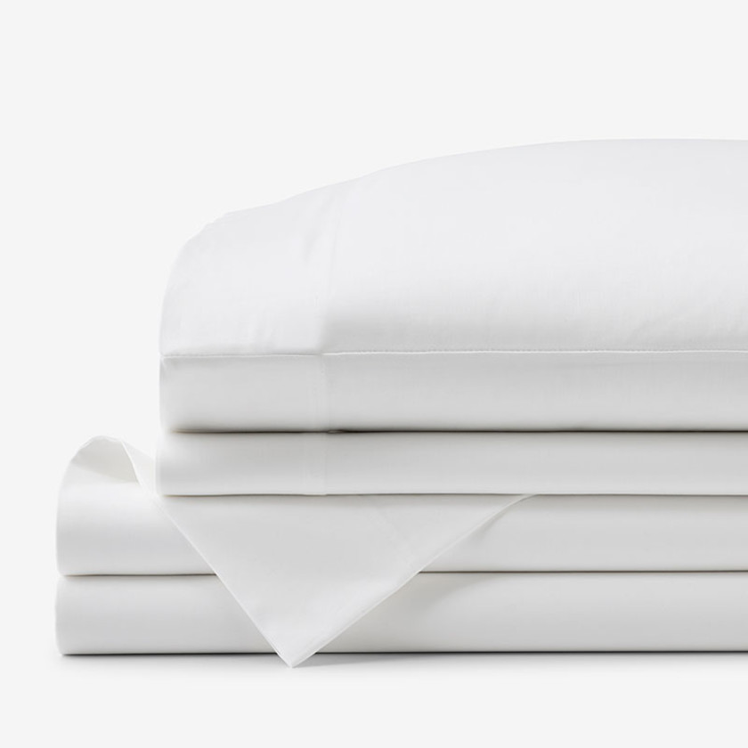 Sateen Classic Smooth Solid Bed Sheet Set