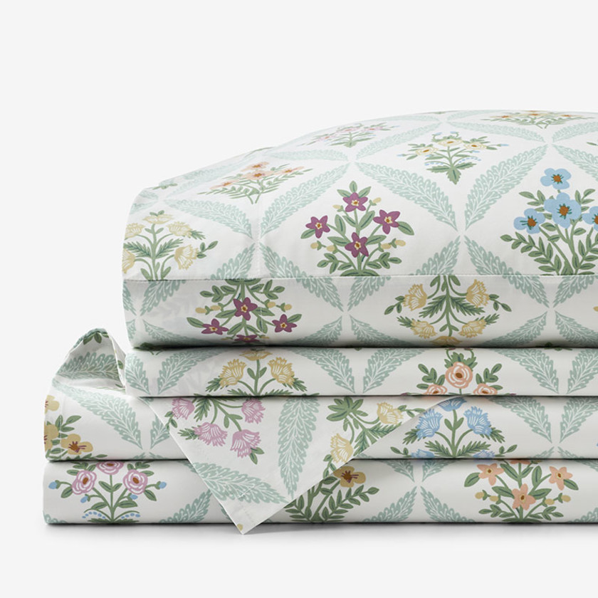 Estee Garden Classic Smooth Sateen Bed Sheet Set