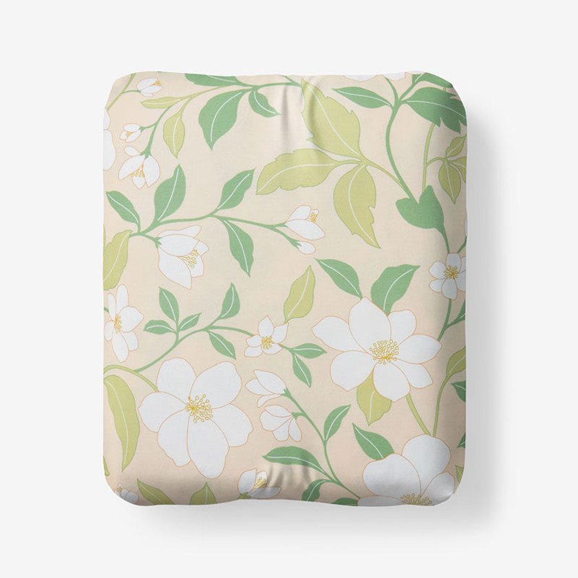 Clemencia Classic Cool Cotton Percale Fitted Bed Sheet
