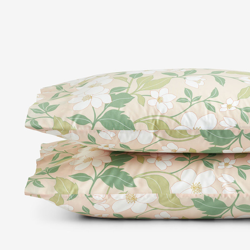 Clemencia Classic Cool Cotton Percale Pillowcase Set