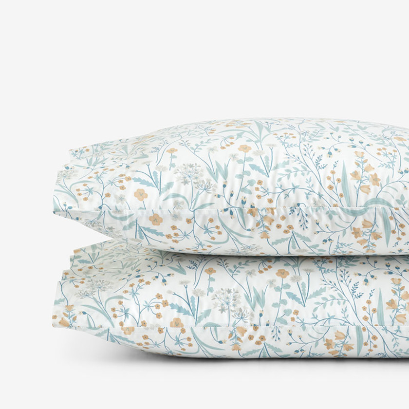 Clemencia Classic Cool Cotton Percale Pillowcase Set