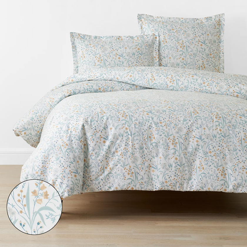Clemencia Classic Cool Cotton Percale Duvet Cover