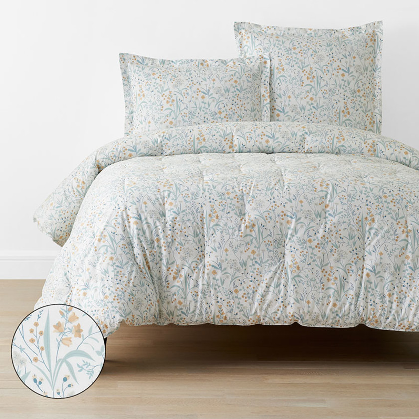 Clemencia Classic Cool Cotton Percale Comforter