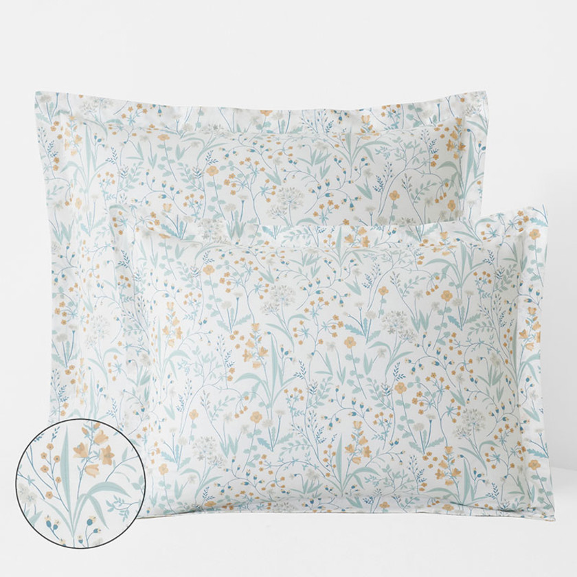 Clemencia Classic Cool Cotton Percale Sham