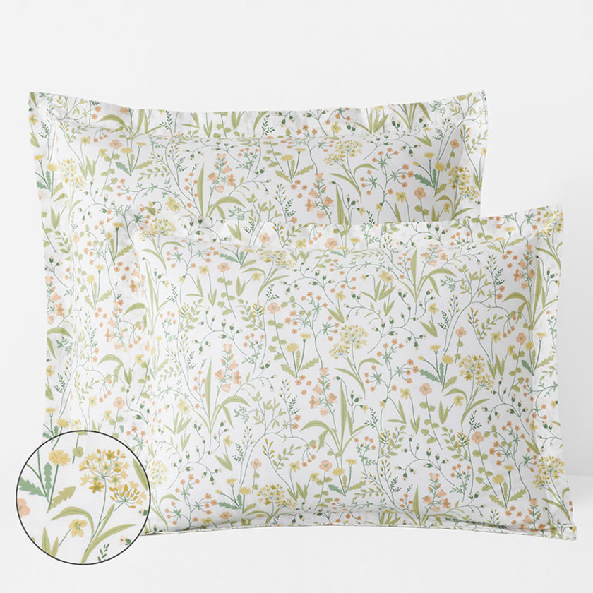 Clemencia Classic Cool Cotton Percale Sham