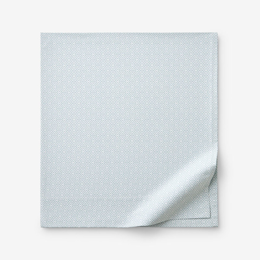 Clemencia Classic Cool Cotton Percale Flat Bed Sheet