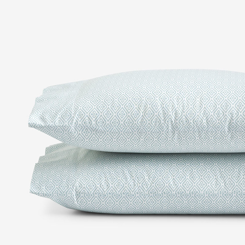 Clemencia Classic Cool Cotton Percale Pillowcase Set