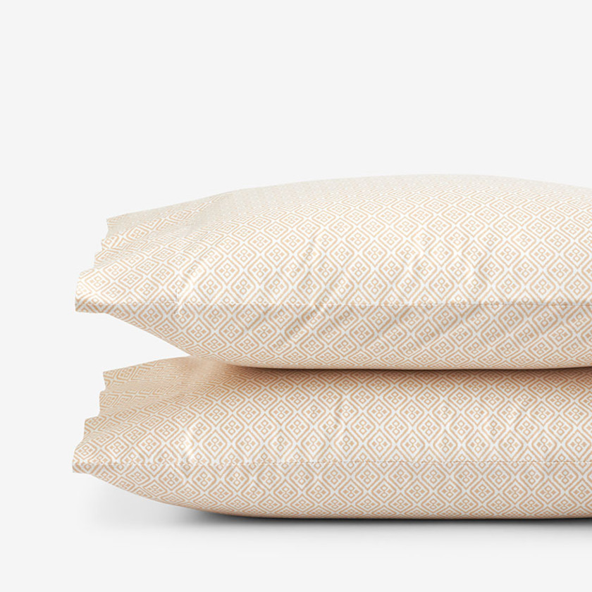 Clemencia Classic Cool Cotton Percale Pillowcase Set