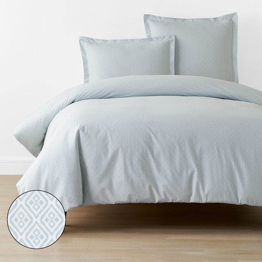 Clemencia Classic Cool Cotton Percale Duvet Cover