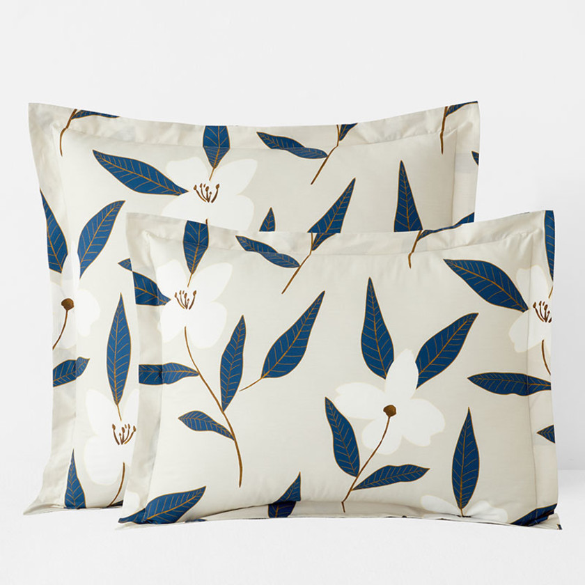 Plumeria Floral Classic Cool Cotton Percale Sham