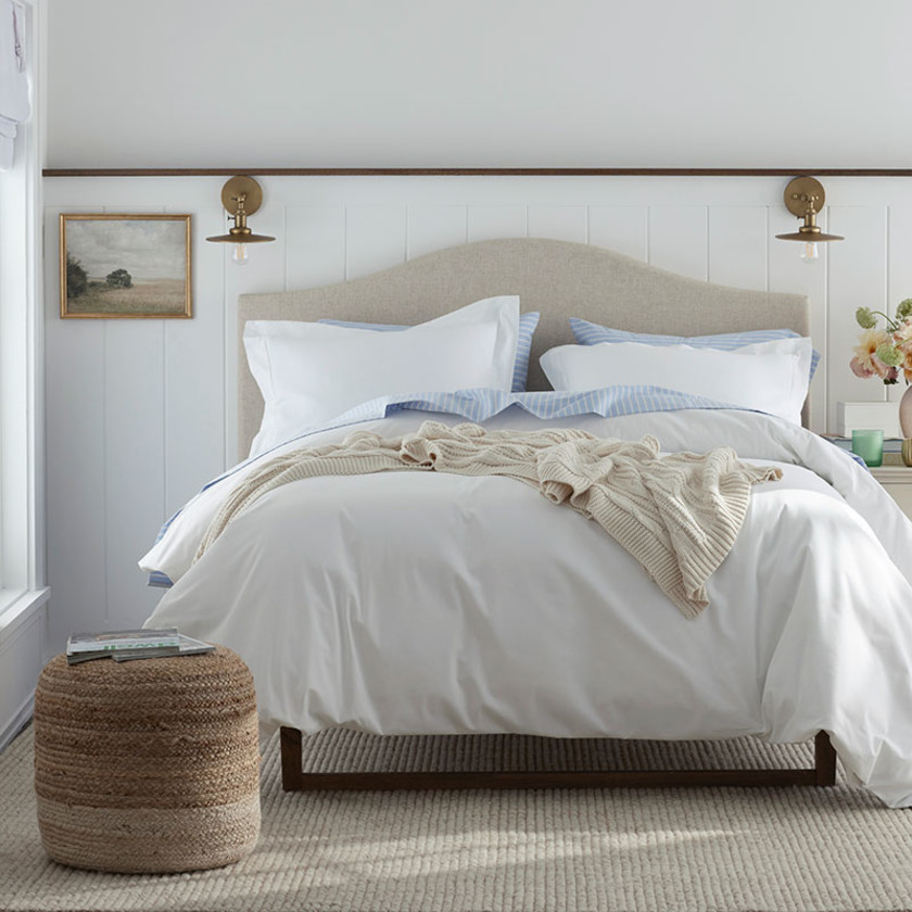 Classic Oxford Solid Pillowcase Set - White, Standard,White