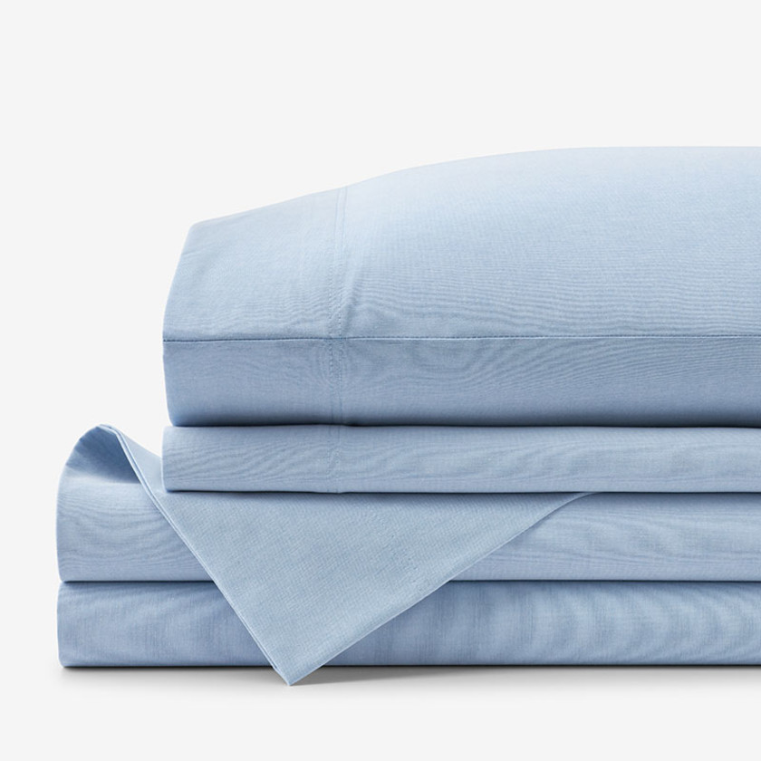 Classic Oxford Solid Bed Sheet Set