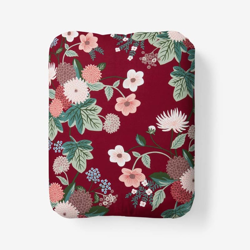 Dahlia Classic Cool Cotton Percale Fitted Bed Sheet