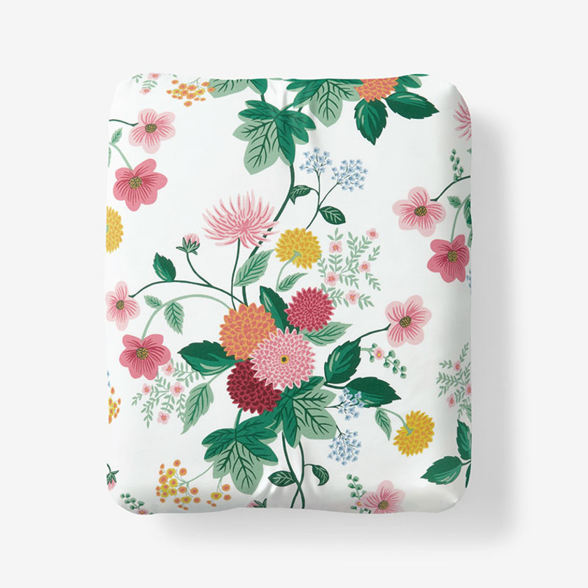 Dahlia Classic Cool Cotton Percale Fitted Bed Sheet
