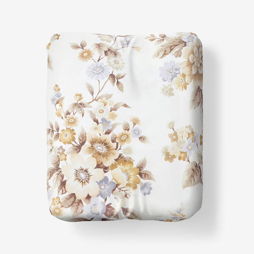 Primrose Bloom Premium Smooth Wrinkle-Free Sateen Fitted Bed Sheet