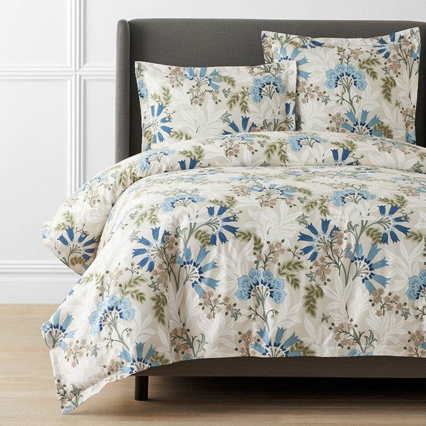 Lilia Floral Premium Smooth Wrinkle-Free Sateen Duvet Cover