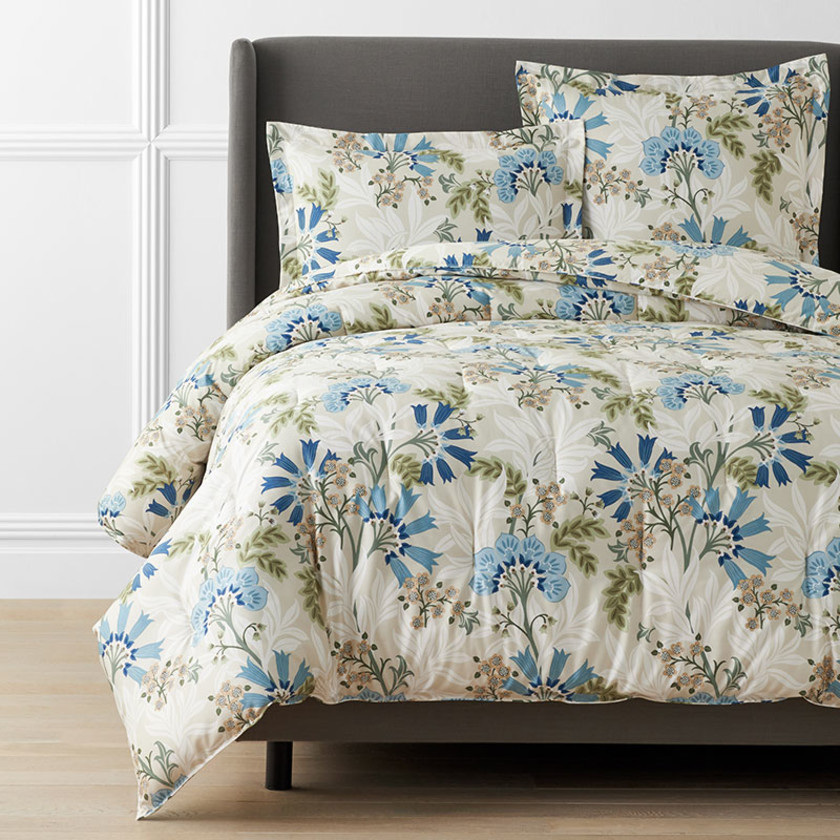 Lilia Floral Premium Smooth Wrinkle-Free Sateen Comforter