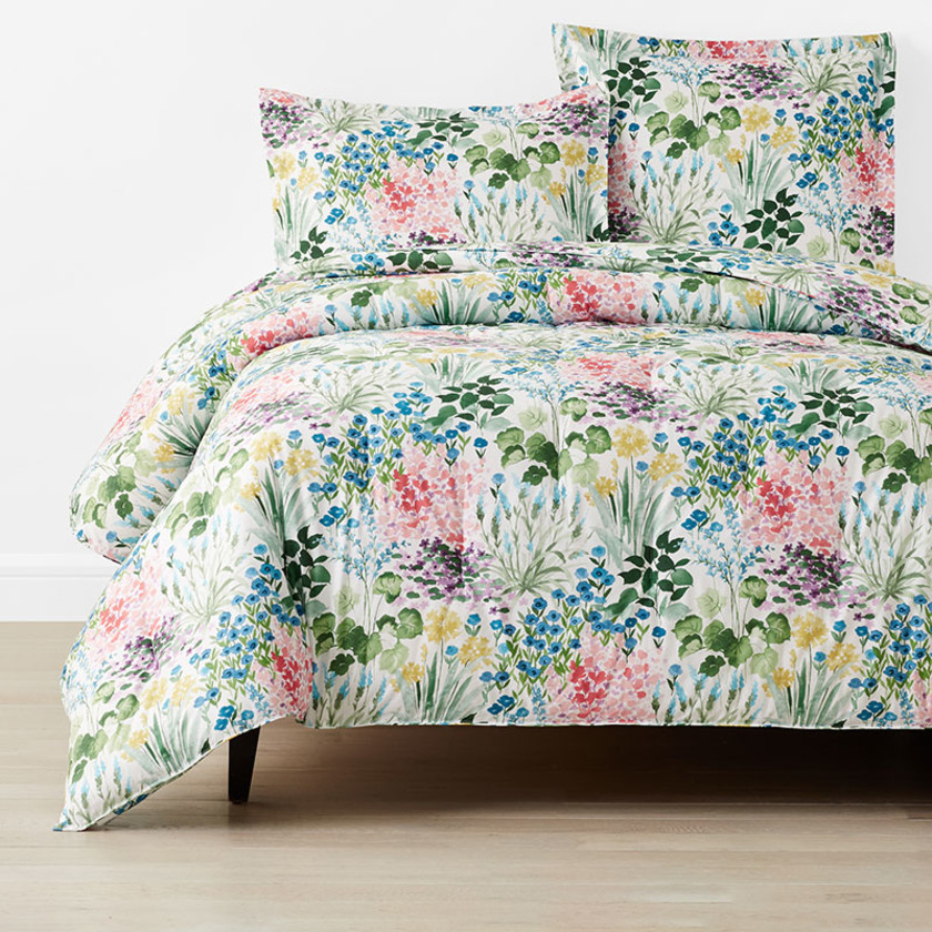 Flower Garden Classic Cool Cotton Percale Comforter