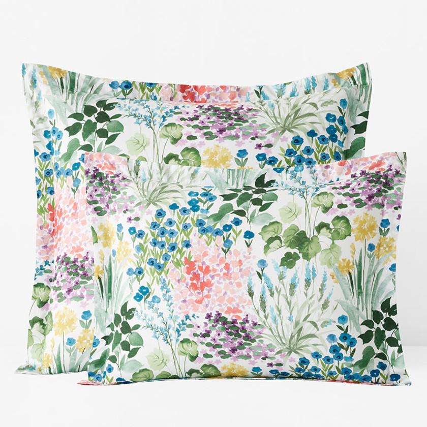Flower Garden Classic Cool Cotton Percale Sham