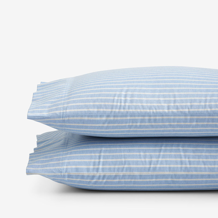 Classic Oxford Yarn-Dyed Stripe Pillowcase Set
