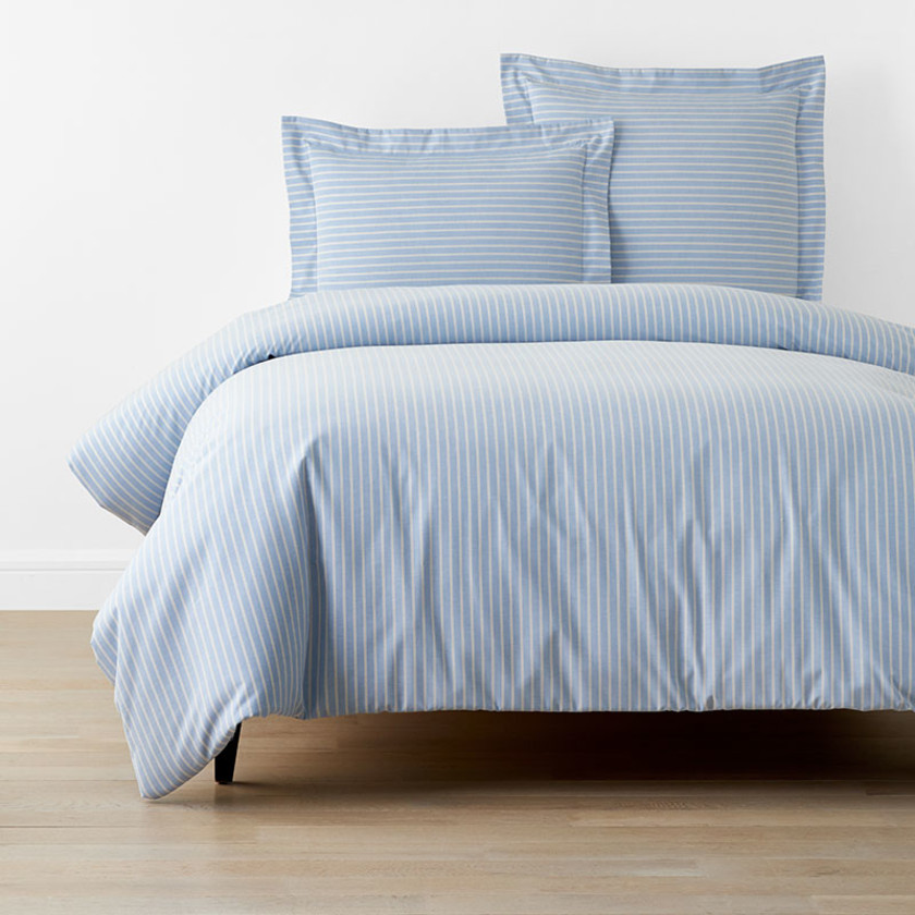 Classic Oxford Yarn-Dyed Stripe Duvet Cover