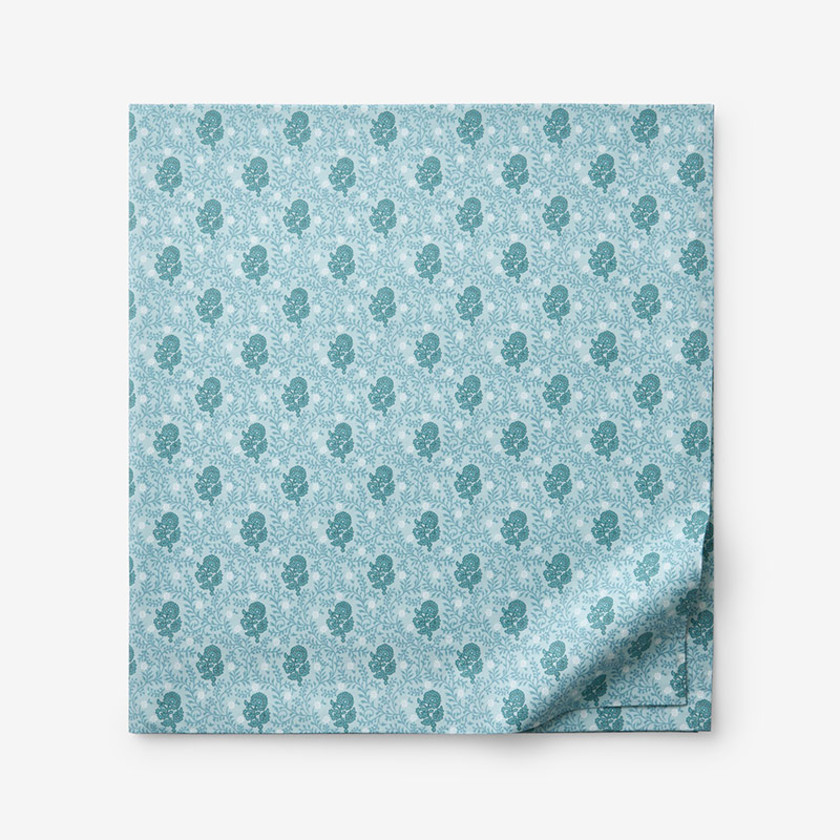 Mini Garden Classic Cool Cotton Percale Flat Bed Sheet