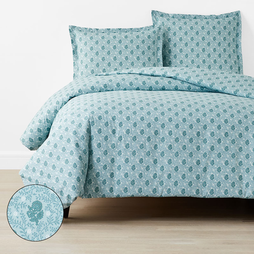Mini Garden Classic Cool Cotton Percale Duvet Cover