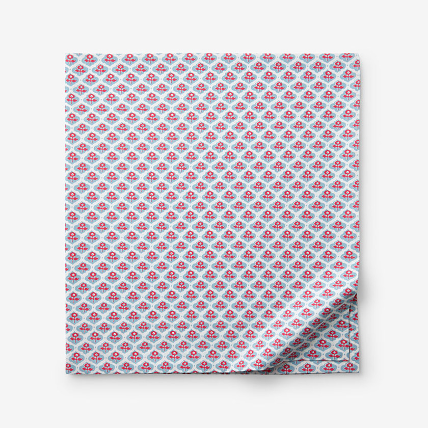 Mini Garden Classic Cool Cotton Percale Flat Bed Sheet