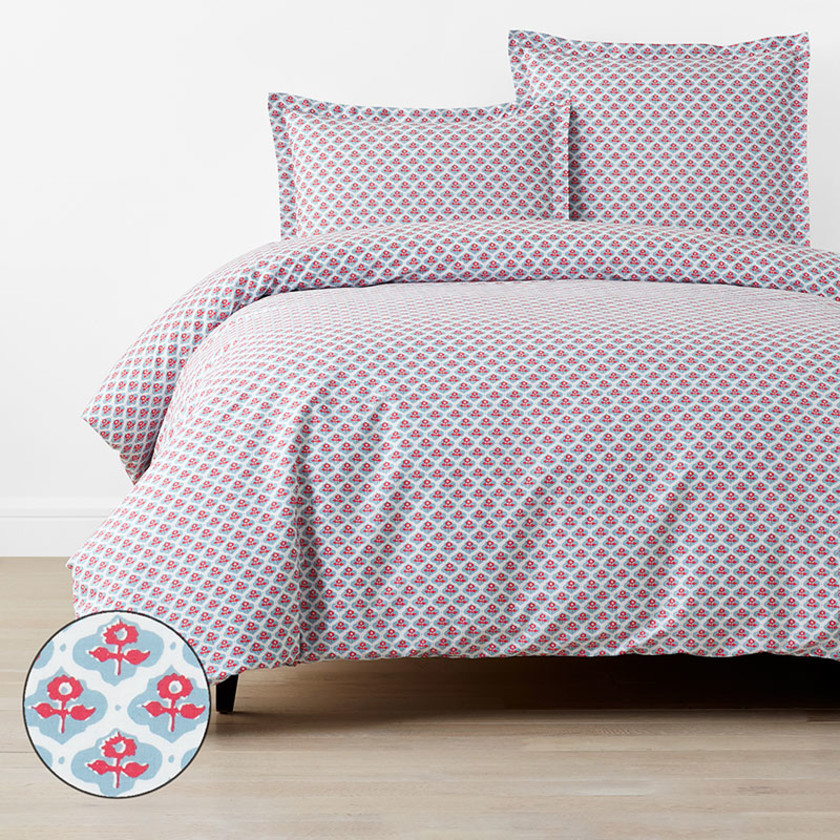 Mini Garden Classic Cool Cotton Percale Duvet Cover