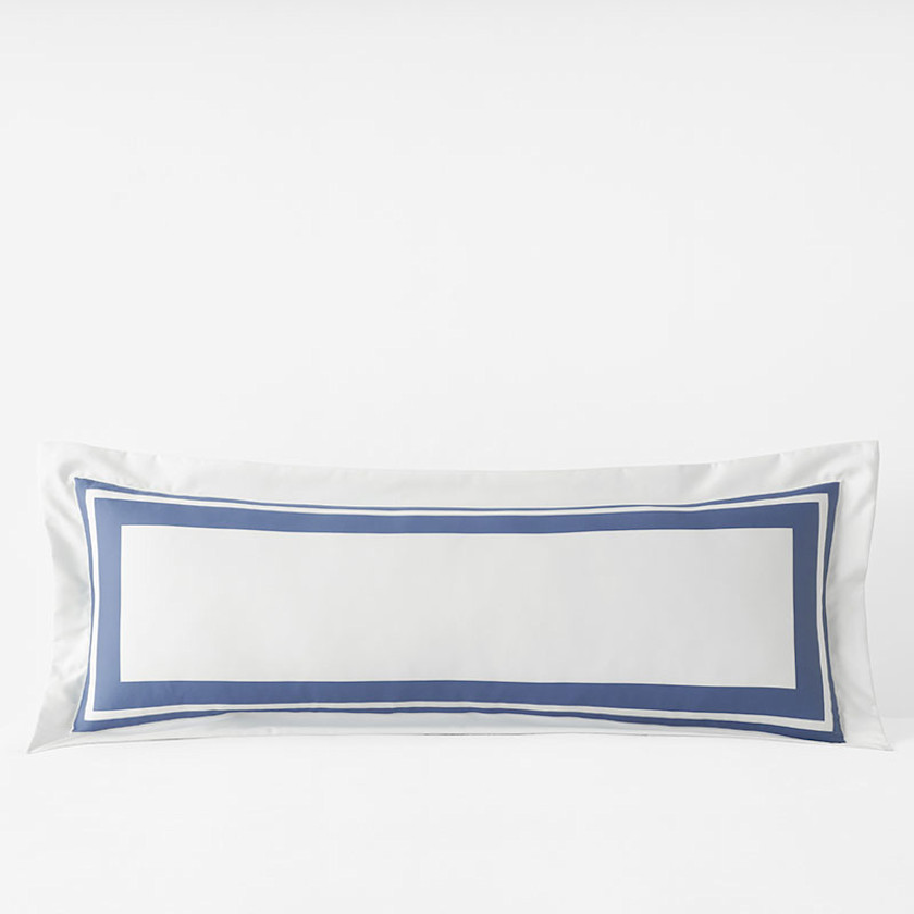 Double Border Premium Smooth Supima&reg; Cotton Wrinkle-Free Sateen Decorative Lumbar Pillow Cover