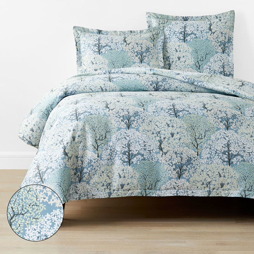 Blooming Trees Classic Smooth Sateen Duvet Cover
