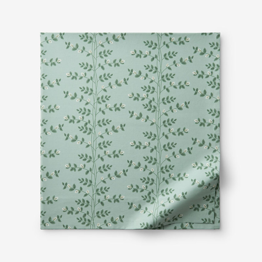 Climbing Vines Classic Cool Cotton Percale Flat Bed Sheet