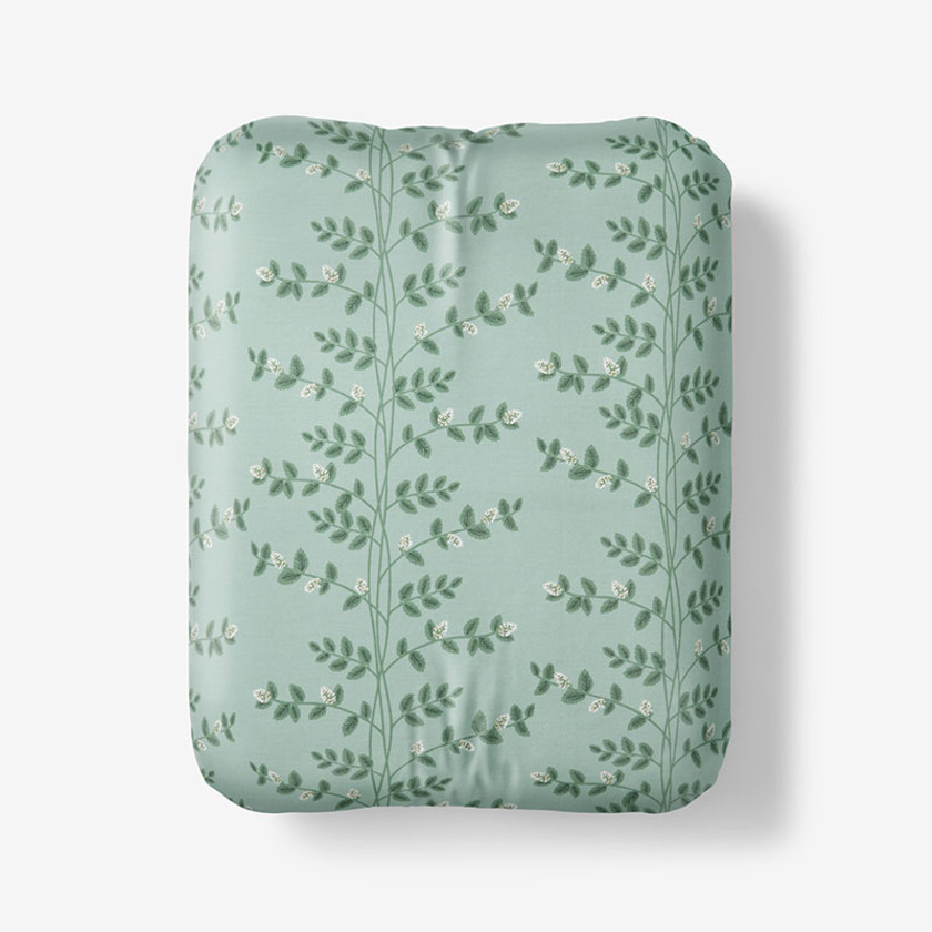 Climbing Vines Classic Cool Cotton Percale Fitted Bed Sheet