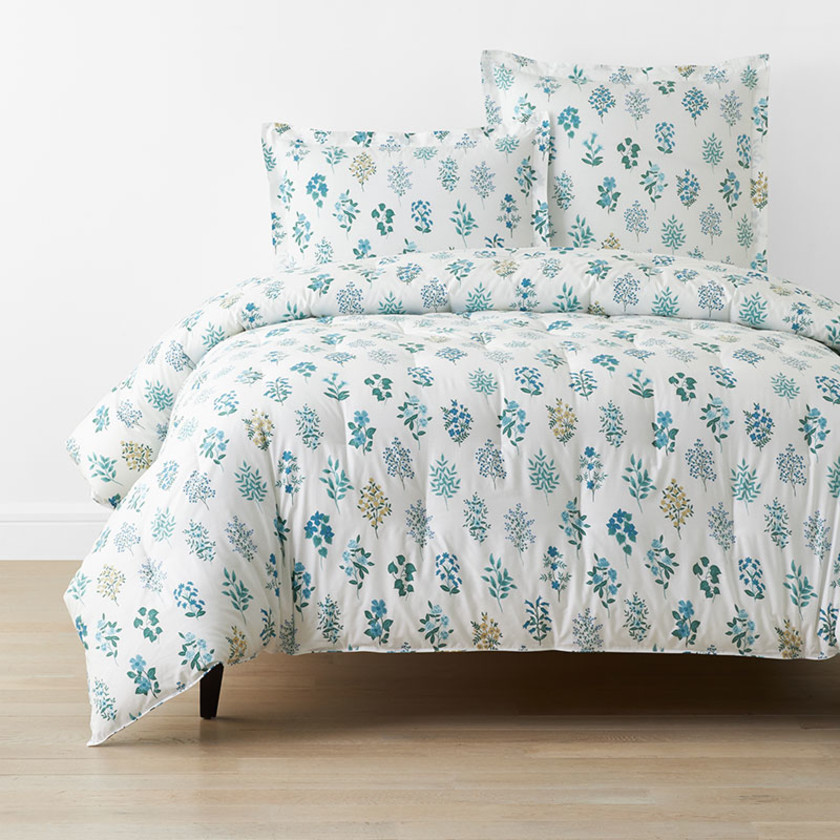 Hawthorne Classic Cool Cotton Percale Comforter - Teal, Twin/Twin XL,Teal