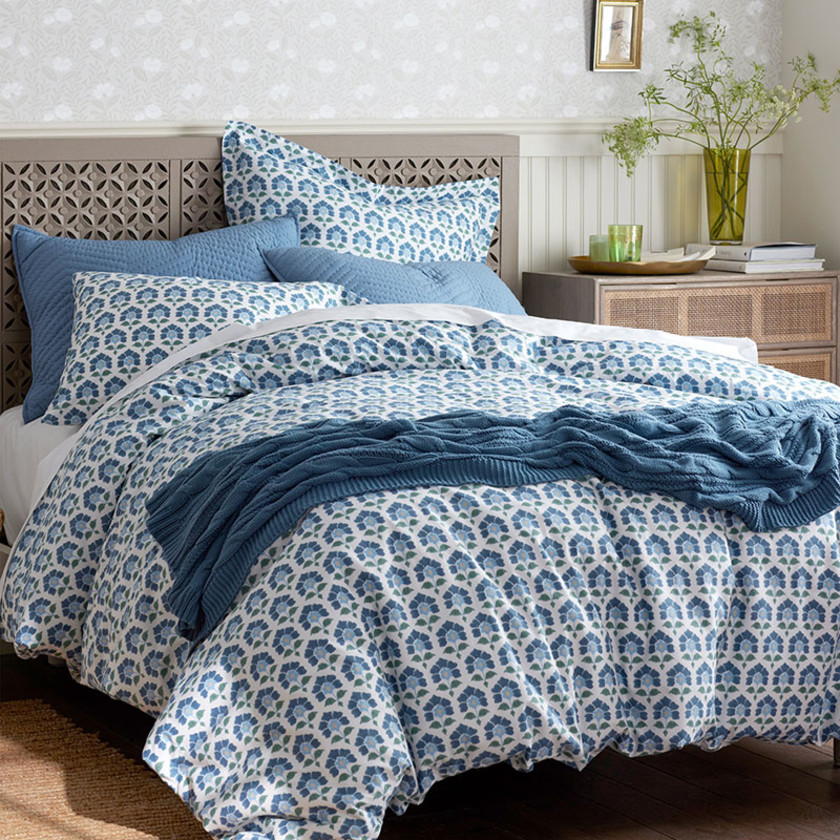 Ellary Classic Cool Cotton Percale Bed Sheet Set - Butti, King,Butti