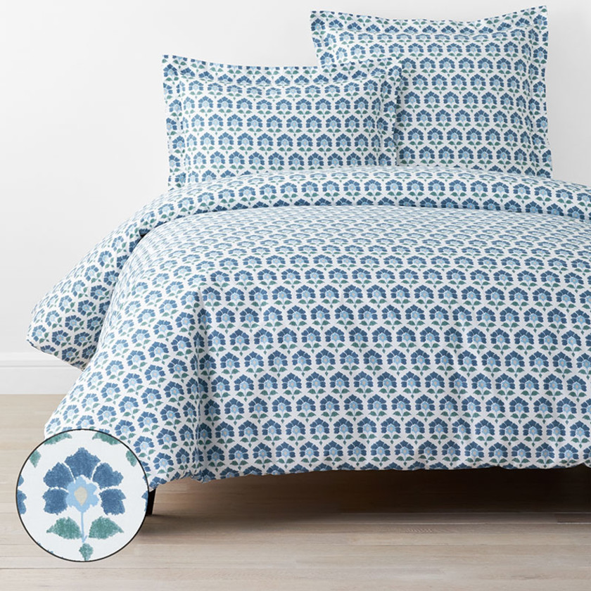 Ellary Classic Cool Cotton Percale Duvet Cover