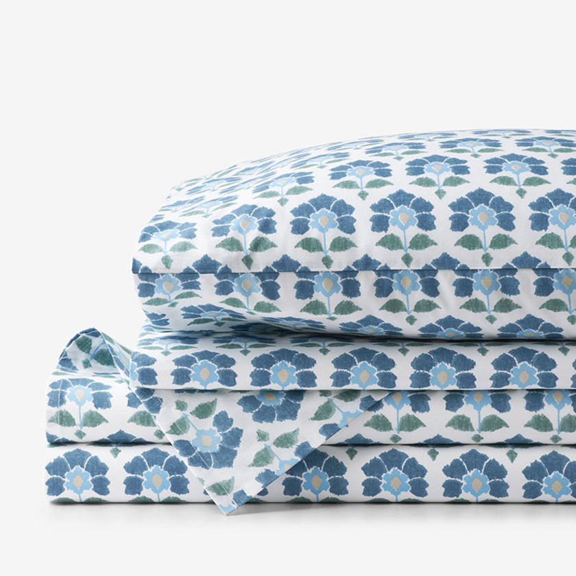 Ellary Classic Cool Cotton Percale Bed Sheet Set