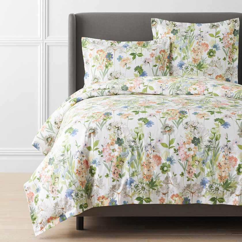 Tania Floral Premium Smooth Wrinkle-Free Sateen Duvet Cover