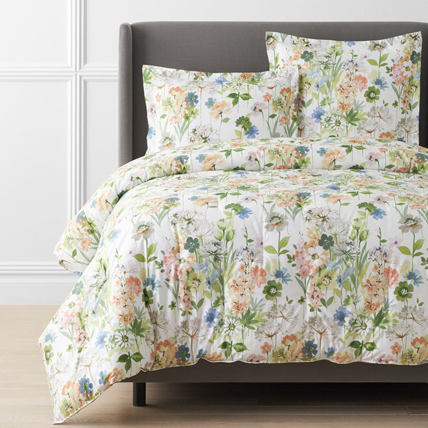 Tania Floral Premium Smooth Wrinkle-Free Sateen Comforter